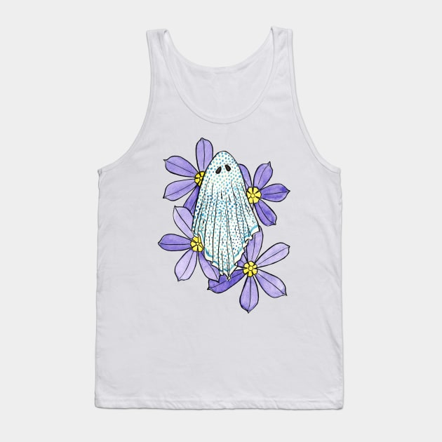 Sheet Ghost Tank Top by Gwenpai